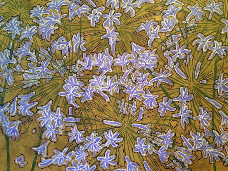 Violet Blue Agapanthus.